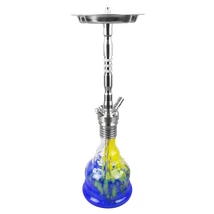 Narghilea Mya MX 4000 Clear Bubble Blue-yellow