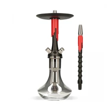Mamay Customs Hookah Flow Black-red + Vas Mamay Customs Hookah Flow Black-red + Vas