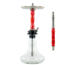 Narghilea Two-Wavy Red-Rosu Moze Breeze