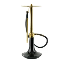 Oduman Cosmo Hookah Gold Body-Black Glass