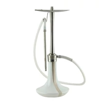 Oduman Cosmo Hookah Silver Body-White Glass