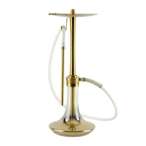 Oduman Cosmo Hookah Gold Body-Gold Glass