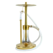 Oduman Infinity Hookah Gold Glass Gold Body Oduman Infinity Hookah Gold Glass Gold Body