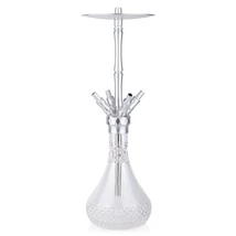 WD Hookah Drop Silver Clear