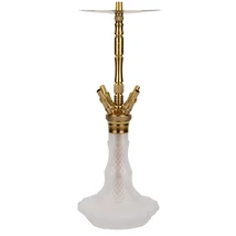 WD Hookah Lace Gold Frozen Glass WD Hookah Lace Gold Frozen Glass