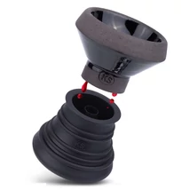 KS Appo Silko Shiny Black Creuzet Narghilea 