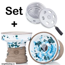 Set Creuzet KS Player White Splash + HMD Smokah Silver