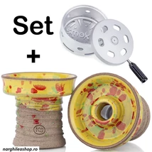 Set Creuzet KS Player Yellow Splash + HMD Smokah Silver Set Creuzet KS Player Yellow Splash + HMD Smokah Silver