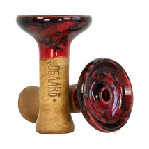 Creuzet Oblako Phunnel Glazed M Red-black Marble