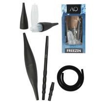 Set Furtun Narghilea Silicon AO + Ice Bazooka Black