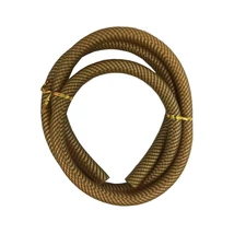 Furtun Narghilea Silicon Electric Gold