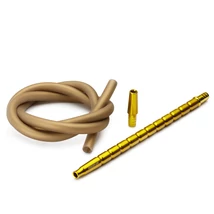 Set Furtun Narghilea Silicon Soft Touch Gold