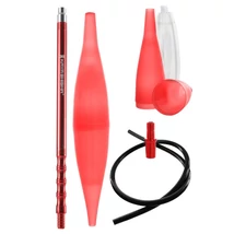 Set Furtun Narghilea Silicon Kaya + Ice Bazooka Red