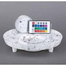 Suport Led Narghilea Sticla Venookah Picasso White 