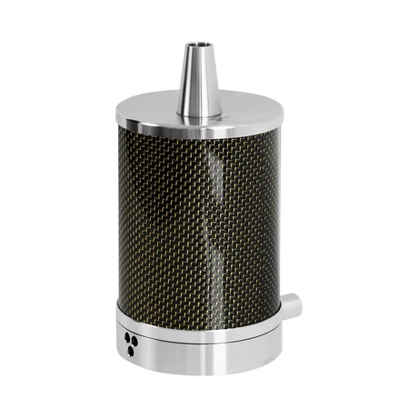 Narghilea Vyro One Carbon Gold Portabil