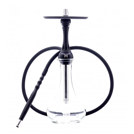 Narghilea Alpha Hookah X Black Matt + Vas