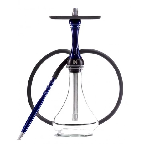Narghilea Alpha Hookah X Blue Dark + Vas