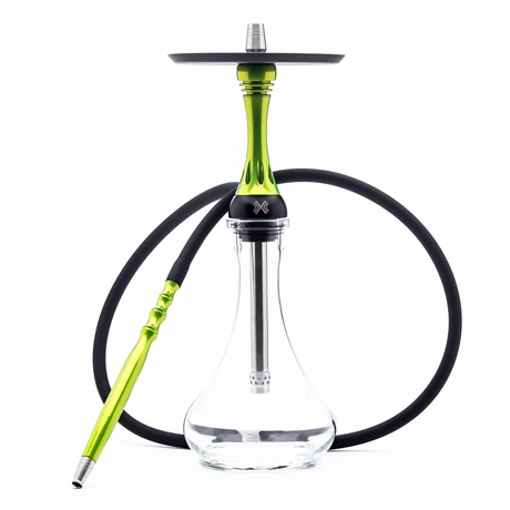 Narghilea Alpha Hookah X Lime - Verde Lime + Vas