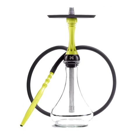 Narghilea Alpha Hookah X Yellow Fluor + Vas