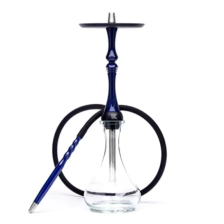 Narghilea Alpha Hookah Kappa Blue Dark + Vas