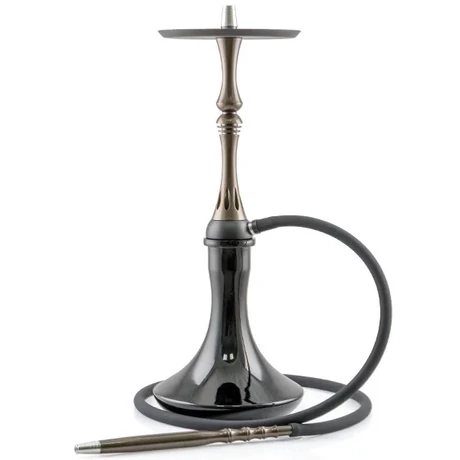 Narghilea Alpha Hookah Kappa Stem Bronz + Vas