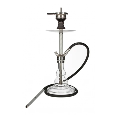 Narghilea Dum Bubble Carbon Silver