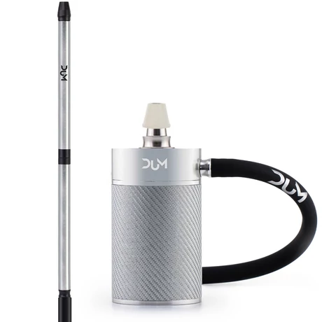 Narghilea Dum  Voyage Set Silver Portabila