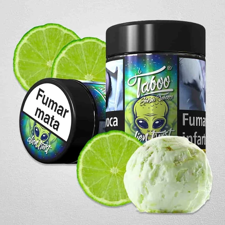 Tutun Narghilea Taboo Alien Twist-Inghetata Lime 50gr