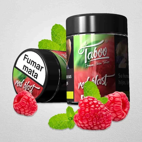 Tutun Narghilea Taboo Red Blast-Menta Zmeura 50gr