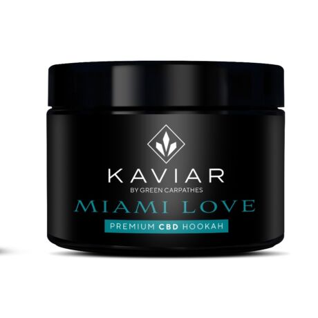 Aroma Narghilea Kaviar 3% CBD Miami Love - Banane + Ananas + Menta 100GR  