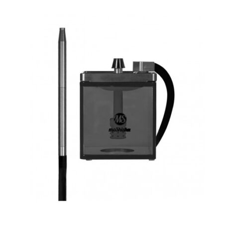 Narghilea MS Mashisha Micro Black-silver Portabil