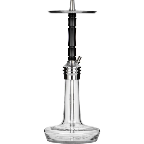 Narghilea Moze Varity Lounge Silver Hookah - Clear-original-black