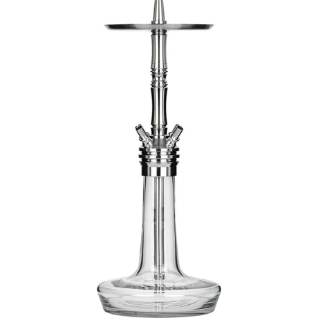 Narghilea Moze Varity Squad Silver Hookah - Clear Silver Steel