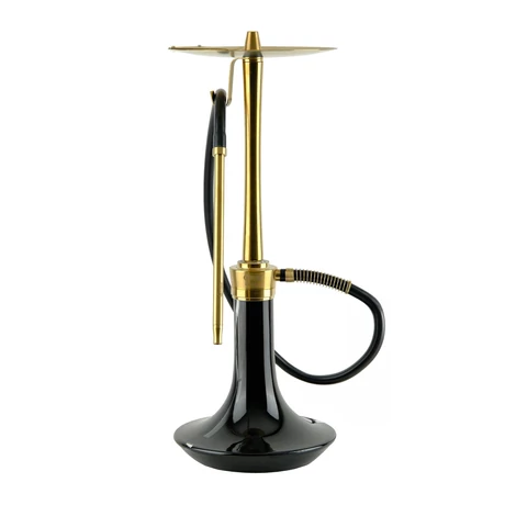 Oduman Cosmo Hookah Gold Body-Black Glass