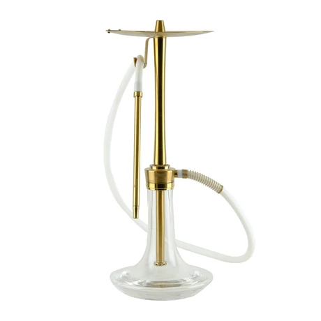 Oduman Cosmo Hookah Gold Body-Clear Glass