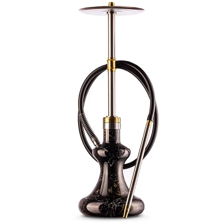 Narghilea Oduman Silhouette Gold Black 