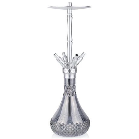 Narghilea WD Hookah Alux Drop Silver-Grey Shiny