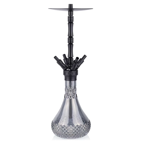 WD Hookah Tower Black Grey Shiny