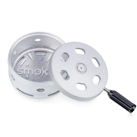 HMD-smoke Box Carbuni Narghilea Smokah Silver Mat