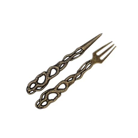 Furca Tutun + Perforator Folie Narghilea Coral Gold