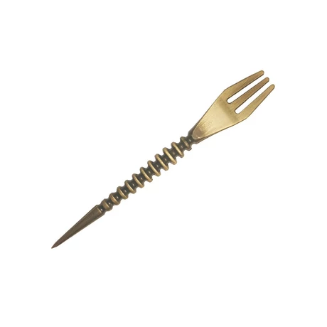 Furca Tutun + Perforator Folie Narghilea 2in1 Screw Gold