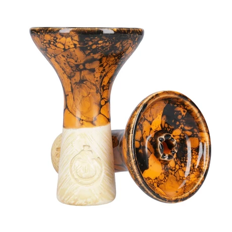 Creuzet Narghilea El-Badia X Moon Phunnel Black-orange Marble