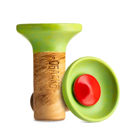 Creuzet Narghilea Oblako Flow Red Green-yellow Marble