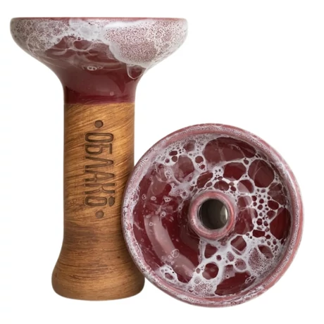 Creuzet Oblako Phunnel Glazed M Cherry-white Marble