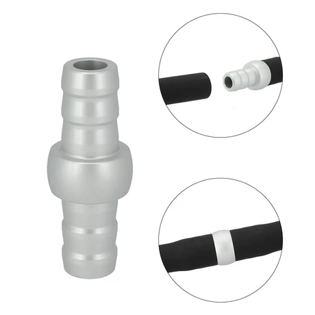 Prelungitor Furtun Narghilea Silicon Silver