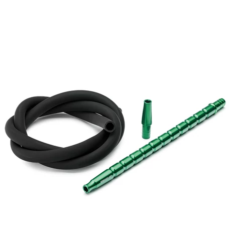 Set Furtun Narghilea Silicon Soft Touch Black-green