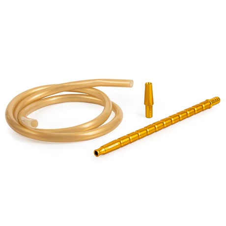 Furtun Narghilea Silicon Lavabil Set Gold H.F.