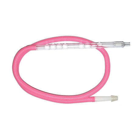 Furtun Narghilea Falterha Plastic + Mustiuc Cu Filtru Pink