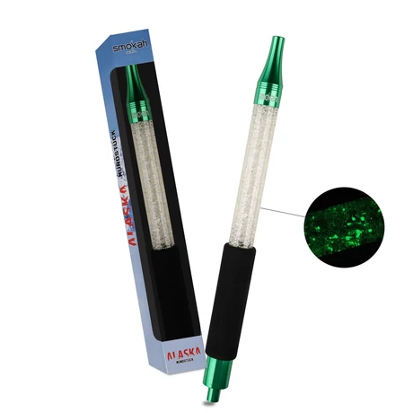 Maner Furtun Narghilea Smokah Alaska Ice Green Glow-Fosforescent