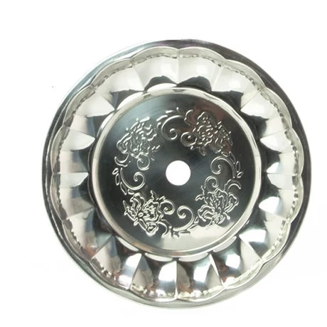 Tava Narghilea Cenusa Carbuni Dud Silver-black
